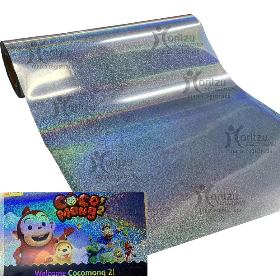 AUTOSUB-32HS, Vinilo Autoadhesivo Holografico Sublimable Plata