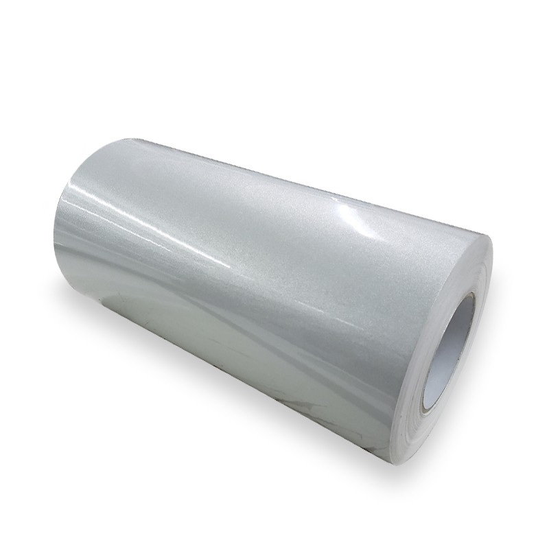 AUTOSUB3027-3, Vinilo Autoadhesivo Plata Sublimable Glitter Suave 30cm de Ancho