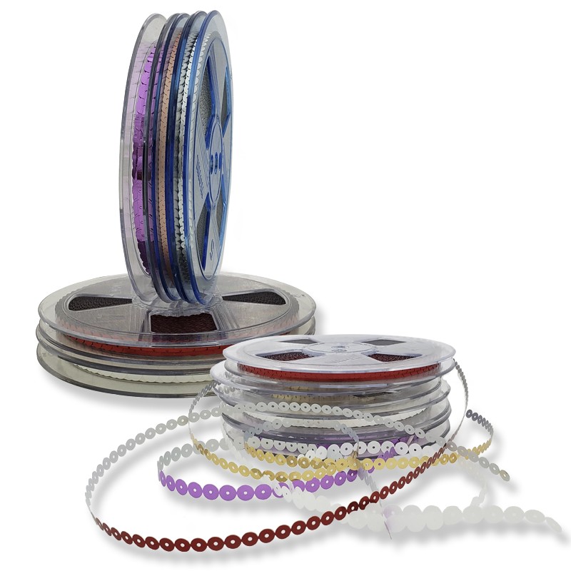 Lentejuela por Rollo Textil Termoadhesivo de 5MM