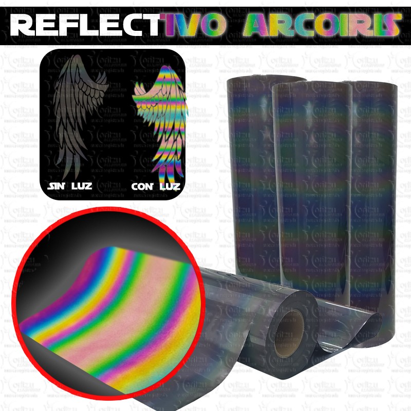 RE-420RW, Vinilo Textil Reflectivo ArcoIris