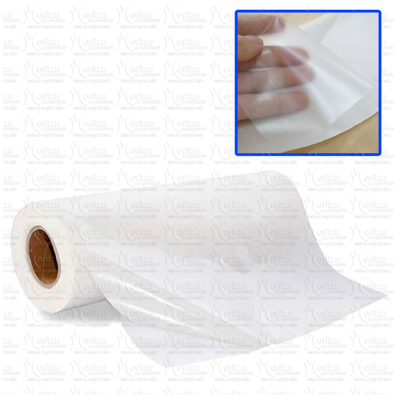 BIFATEX-80, Lamina Bifaz Transparente Parche bordado