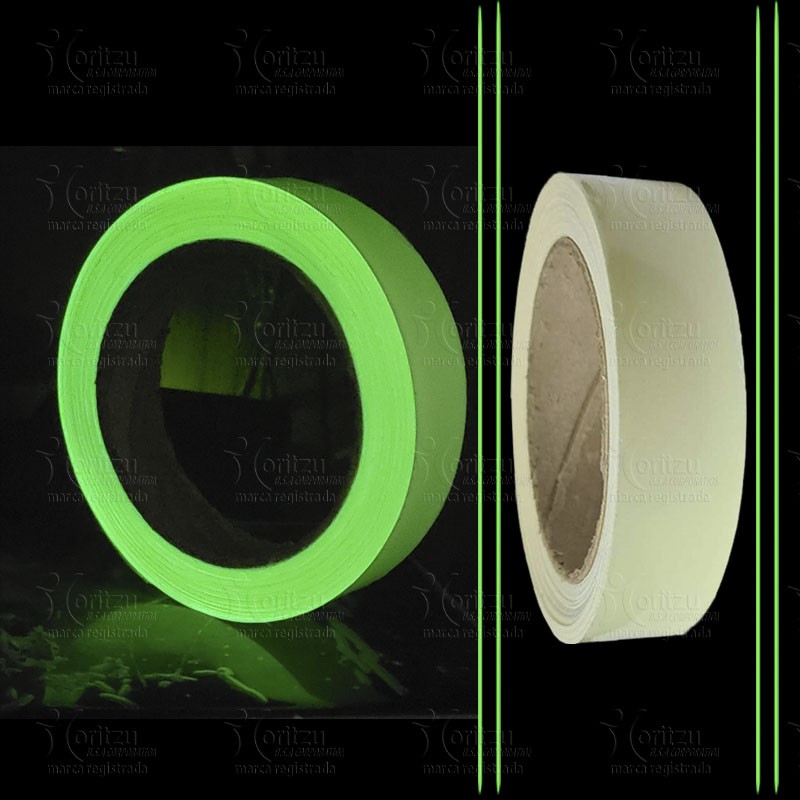 Cinta Fotoluminiscente Textil de 25mm de ancho