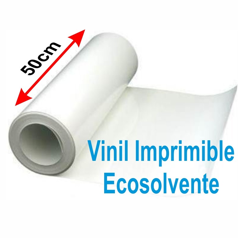 PU-01P, Vinilo Textil Blanco Imprimible con Tinta Ecossolvente