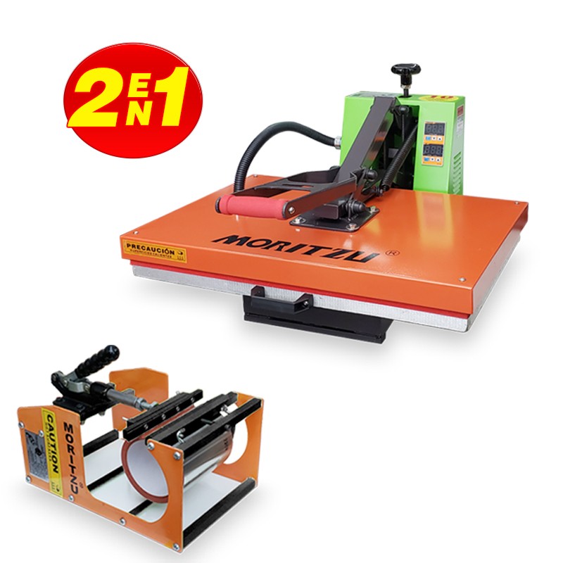 MZ-64DMSL+MUG DM, Estampadora Sublimadora Industrial mas Accesorios de Tazas