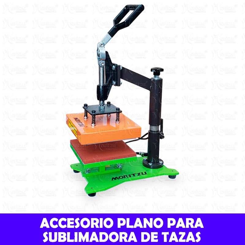 FLAT2-DM2018, Accesorio Plano para Estamapdora de Tazas