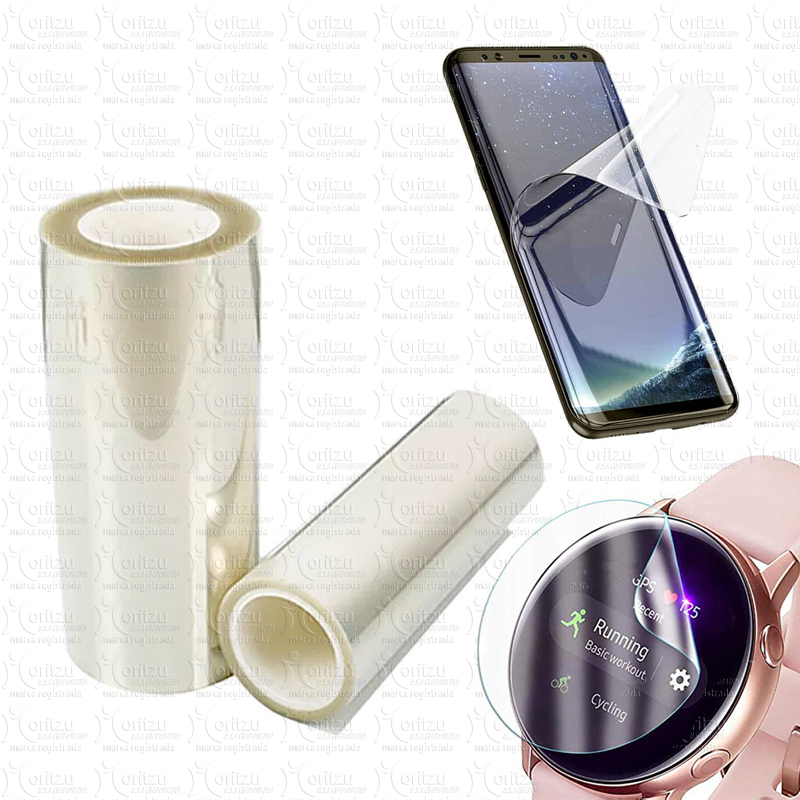 Lamina Film Hidrogel Siliconado para Protectores de Pantalla 20cm