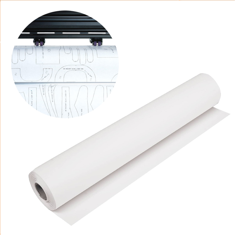 Papel Blanco en Rollo Obra Para Tizados Molderia