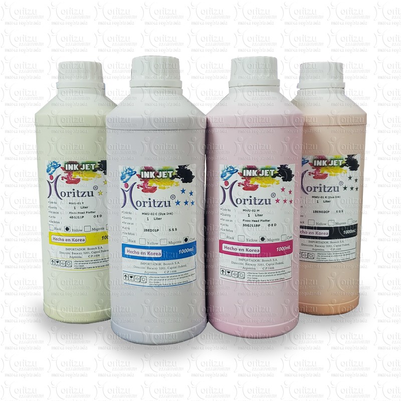 Tintas de Sublimacion Premium de 1 Litro