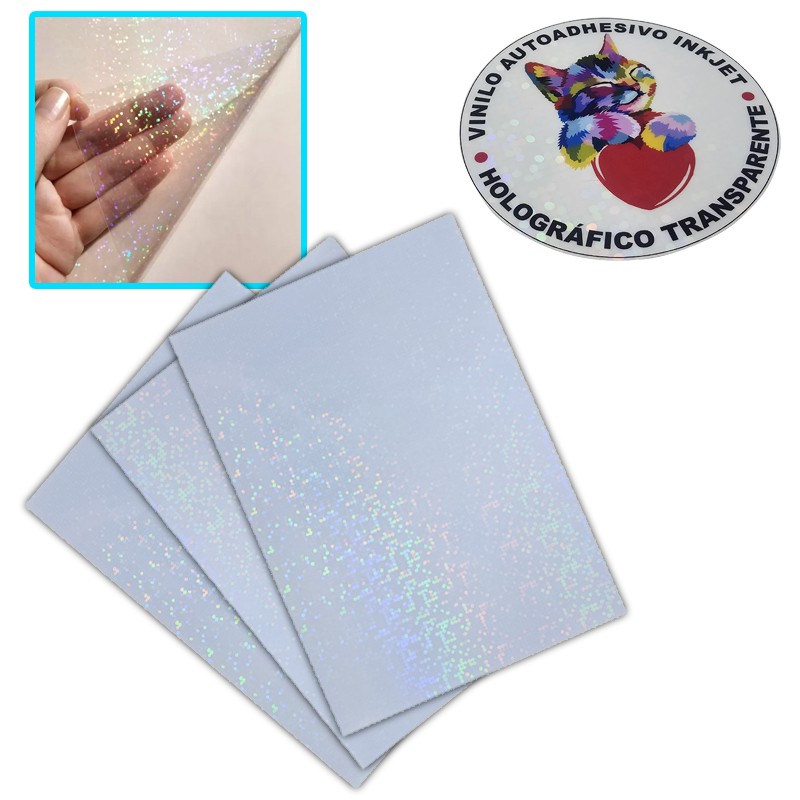 Vinilos Autoadhesivos A4x10h P/tinta Inkjet Comun