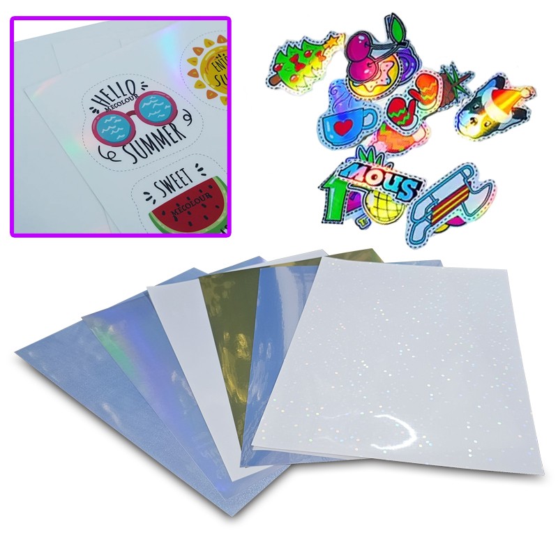 Vinilos Autoadhesivos A4x10h P/tinta Inkjet Comun