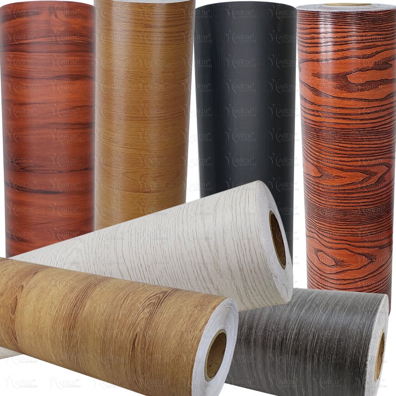 Vinilo Autoadhesivo Simil Madera con Textura y Relieve