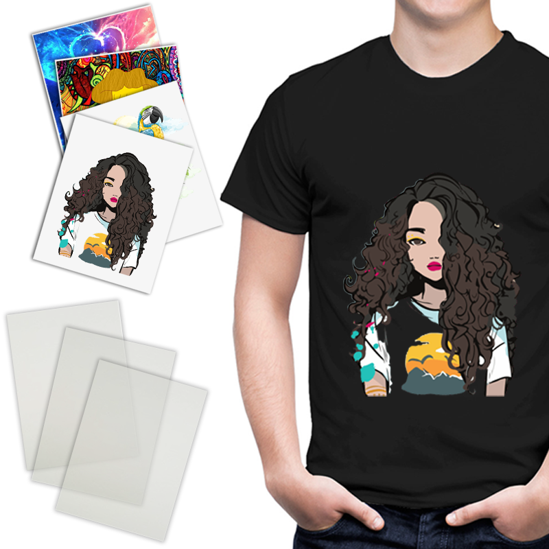 PTRA4-10LR, DTF Base Blanca InkJet con Lamina Reactiva para Telas Claras y Oscuras 10hojas