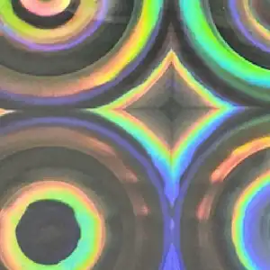 4211 PLATEADO CIRCULOS TORNASOLADO