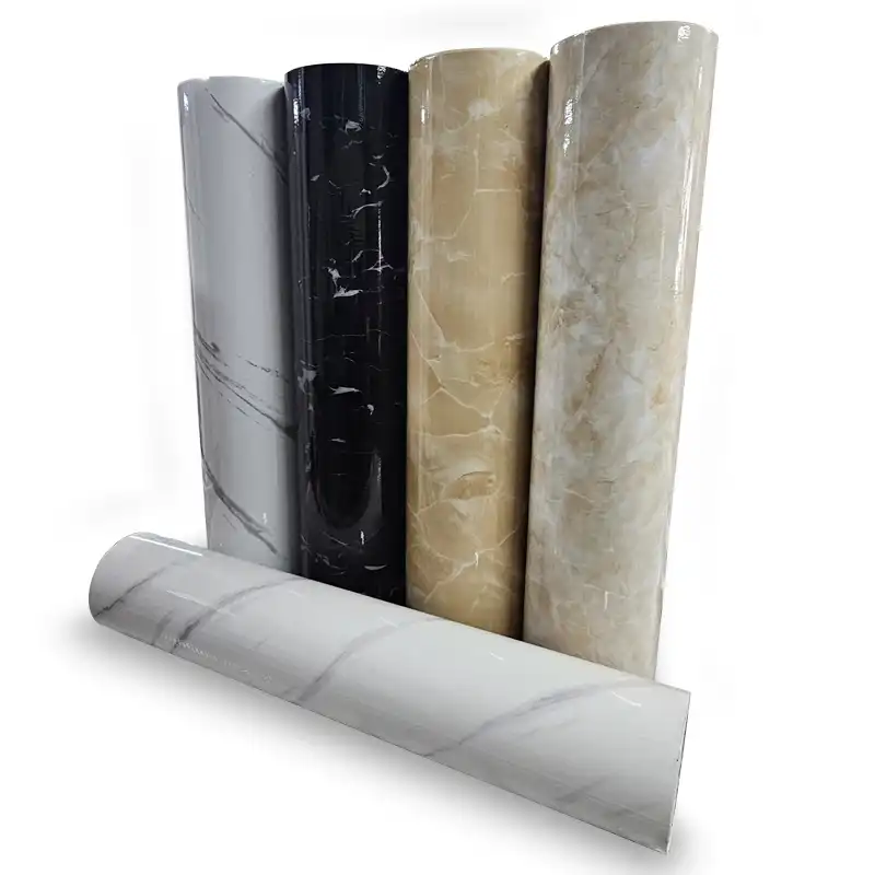 Vinilo Autoadhesivo Símil Mármol Brillante