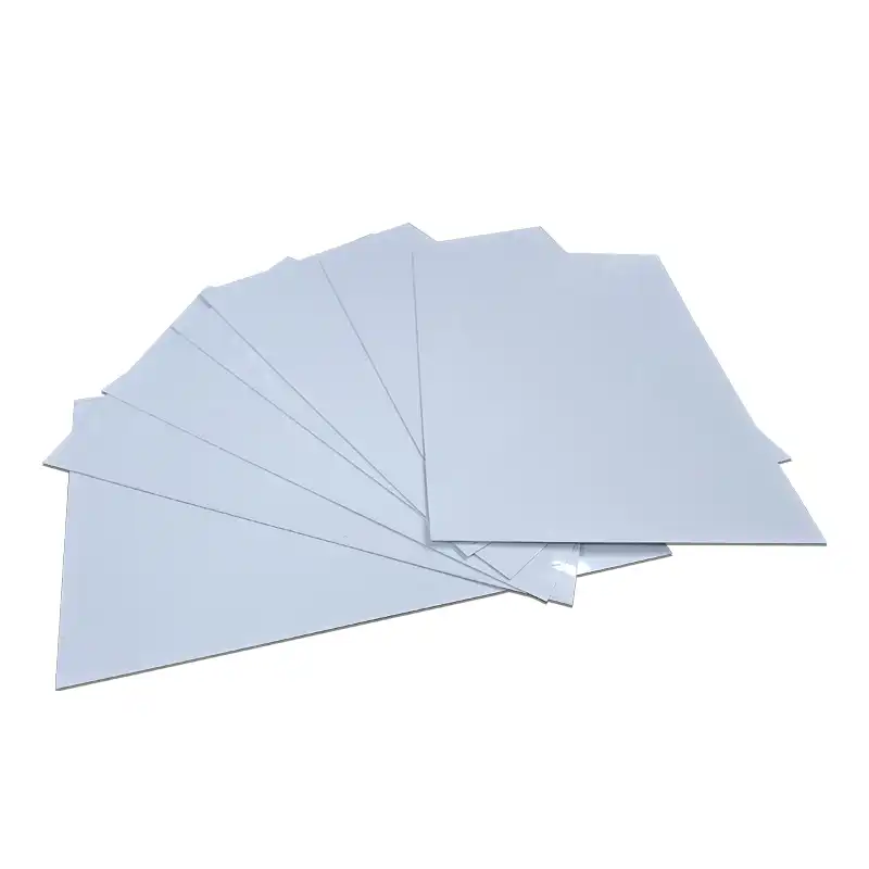 Placa Chapa de aluminio blanco Perlado sublimable