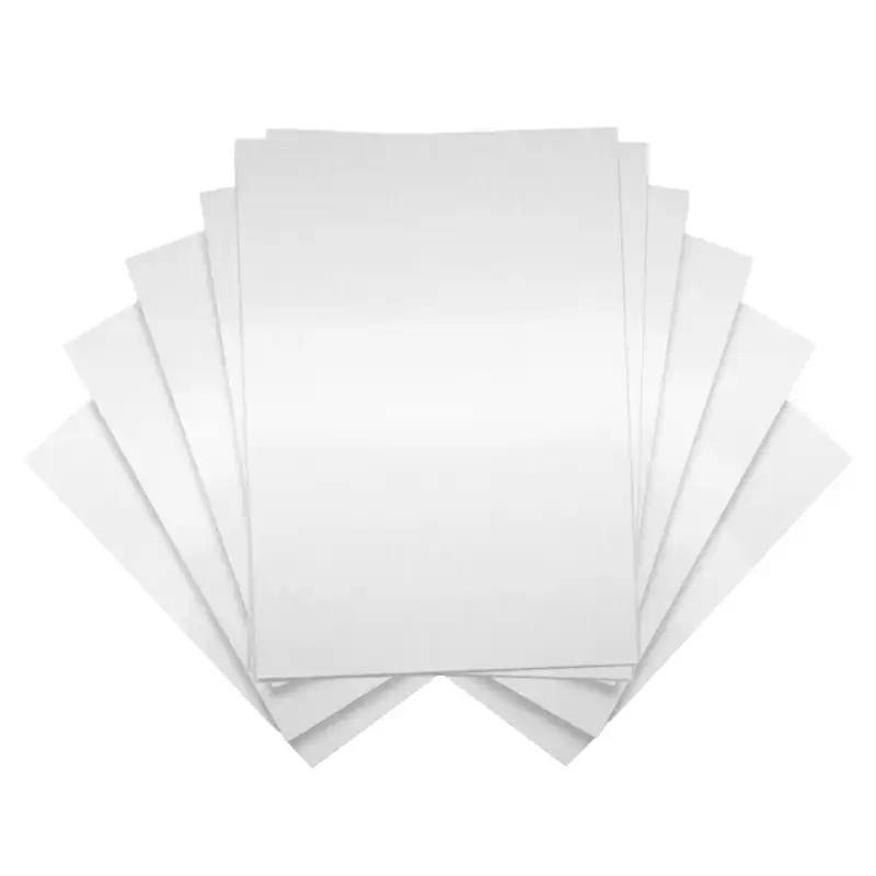 Placa Chapa de aluminio blanco brillante sublimable