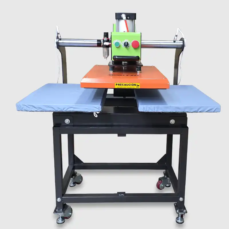 MZ-46OPNE, Estampadora Sublimadora Industrial 40X60CM Doble Bandeja deslizable Horizontal Neumatica