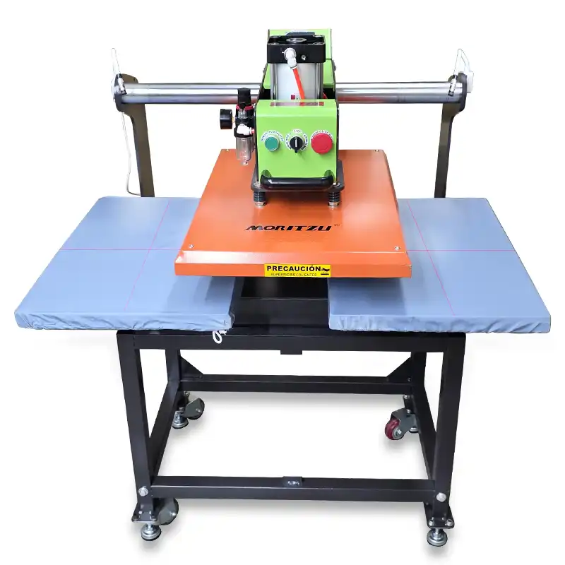 MZ-46OPNE, Estampadora Sublimadora Industrial 40X60CM Doble Bandeja deslizable Horizontal Neumatica